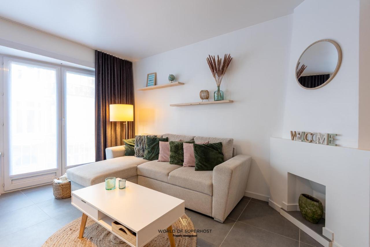 Spacious Apartment Closeby The Sea Up To 6 People! Oostende Exteriör bild